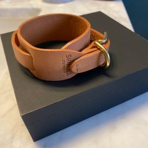 Shinola Leather Bracelet